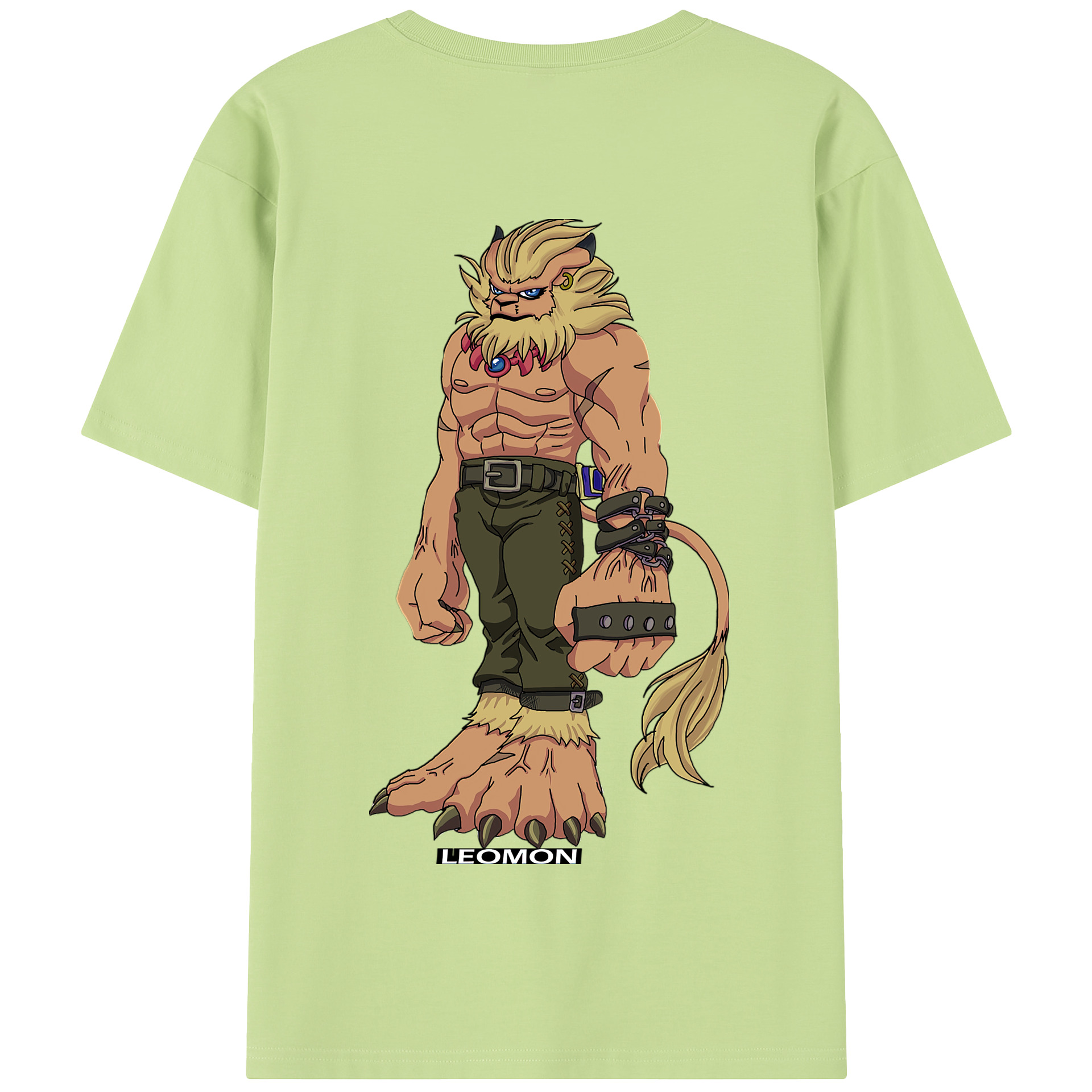 （画像用） Digimon デジタルモンスター/デジモン 綿100％半袖Tシャツ（背面プリント）